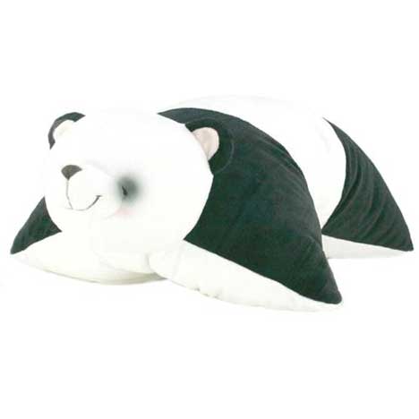 Forever Friends Panda Bear Blanket and Pillow Combo